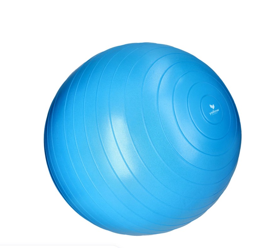 Piłka rehabilitacyjna yellowGYM ball 45cm niebieska